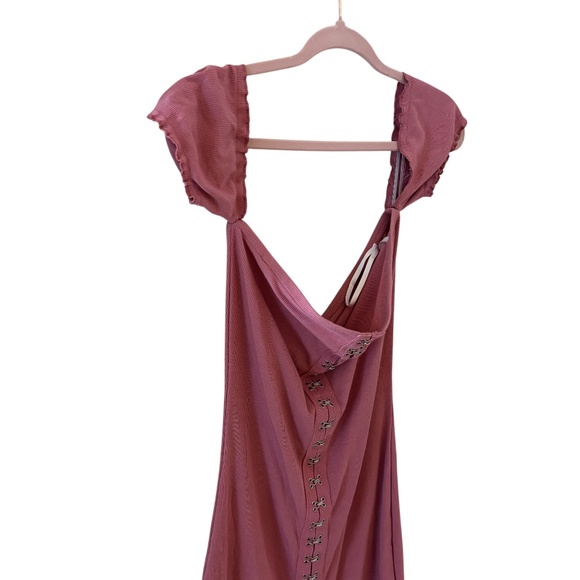 GBG Los Angeles Pink Hook & Eye Bodycon Mini Dress Women’s Large - Picture 3 of 12